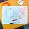Flipside Dry Erase Graph Board With 1/4in-Inch Squares Set Of 12, White With Blue Grid 11261, 12PK 11261 - alternate 4